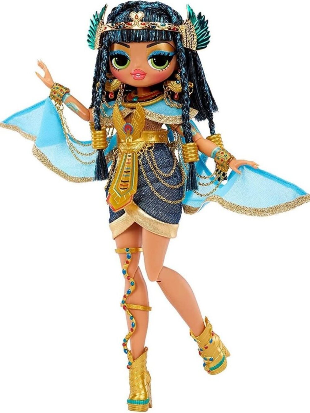 Limited Edition 11.5" Fashion Doll - Luxe Blue & Gold Outfit, Collector's Toy